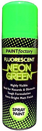 Fluorescent Neon Green Spray Paint 200ml
