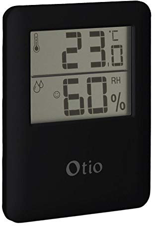 Otio - 936054 - de Interior/higrómetro, Negro