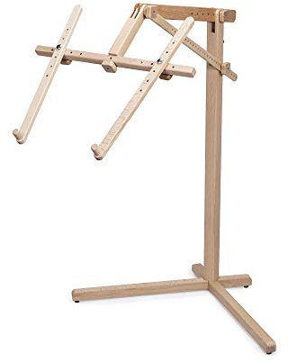Needlework Floor-Standing Type Stand Made of Natural Organic Beech Wood Tapestry Cross Stitch Embroidery Frame Holder