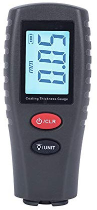 Paint Thickness Gauge | Digital Meter for Automotive Coating Thickness Gauge Tester | High Contrast Backlight LCD | Resolution 2mils | Auto Power Off | Auto Digital Calibration Data Hold Mini Size