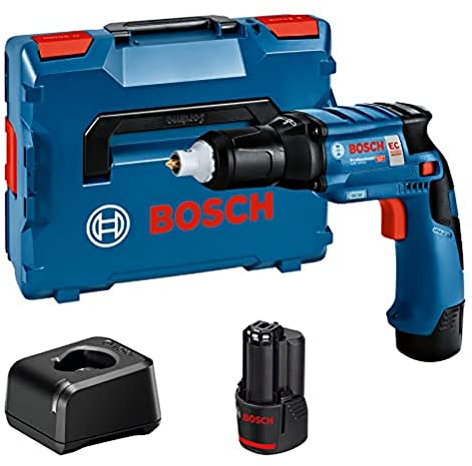 Bosch Professional 12V System Akku Trockenbauschrauber GTB 12V-11 (inkl. 2x Akku GBA 12V 2.0Ah, Ladegerät GAL 12V-20, 1x Schraubendrehereinsatz, L-BOXX)