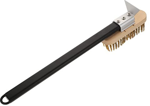 1 Pc Brosse Four à Pizza pour Four à Pizza Brosse pour Four à Étages Pinceaux à Pâtisserie Et à Badigeonner Barbecue Outil De Nettoyage Brosse à Récurer Bois Métal