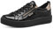 Tamaris COMFORT Damen Sneaker flach mit Reißverschluss Freizeit, Schwarz (Schwarz Lack), 39 EU