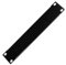 HB-DIGITAL Panneau de Rack 10 Pouces 1U pour armoires de Serveur, armoires réseau, Plaque Vierge en Acier Noir - Accessoires de Rack de Serveur - Tôle d'acier Robuste, Facile à Assembler, s