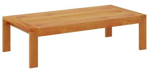 vidaXL Trädgårdsbord 100x50x27 cm massivt akaciaträ