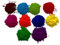 Holi Pulver UV Neon Festival Party Hochzeit Fotoshooting 10 Farben, 50 Beutel je 100 Gramm