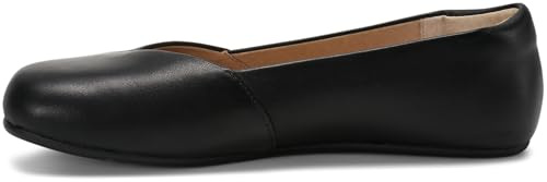 Xero Shoes Women's Phoenix Leather Barefoot Ballet Flat, Smooth Black Leather, 8