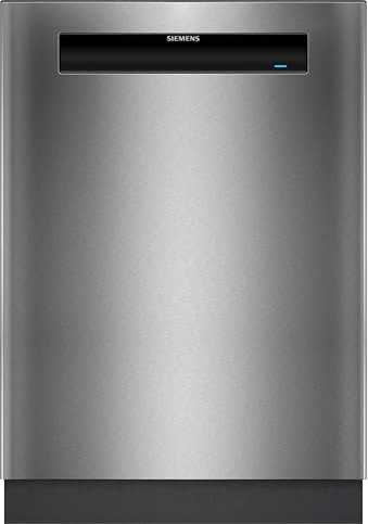 Siemens SN13HS72CS, iQ300, Smarter Unterbau-Geschirrspüler 60 cm, Made in Germany Spülmaschine, Besteckschublade, leise, intensiveZone, varioSpeed Plus, Programm-Assistent, Gebürsteter Stahl