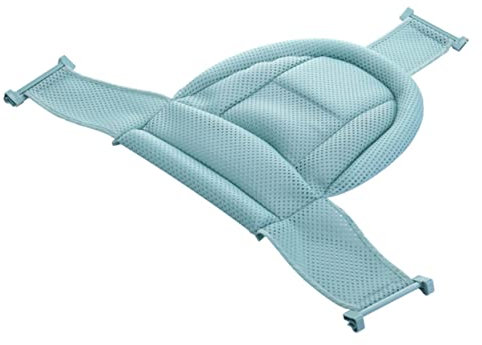 Abaodam Soporte Para Bañera Antideslizante Para Bebés y Cojín De Baño De Malla Verde, Asiento Ajustable Para Recién Nacidos, Transpirable y Seguro Para Ducha Hogar