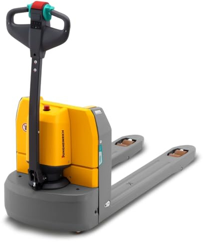 Jungheinrich Elektro-Hubwagen AME | 1.500 kg Tragkraft | 1.150 mm Gabellänge | wartungsfreie Lithium-Ionen-Batterie inkl. Ladegerät | Kurze Ladezeit | hoher Bedienkomfort | Hubwagen elektrisch