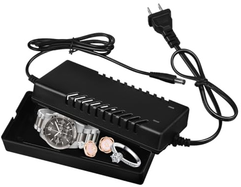 Didiseaon Fake Charger Hidden Plug Secret Container for Money Jewelry Storage Plastic Disguised Power Bank Box for Home Security Compact for Valuables and Coins