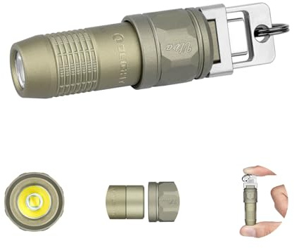 OLIGHT iUltra Rechargeable Mini EDC Keychain Flashlight Olive-Green