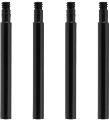 SG Store 4 Prolunghe Per Valvole Presta Da 60 Mm In Lega Di Alluminio Per Biciclette Bici Da Strada E Mountain Bike Sostituzione Valvole Nero