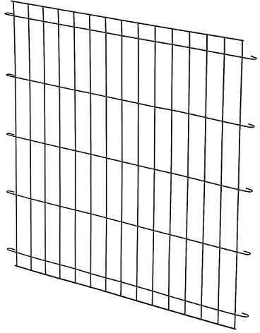 MidWest Homes for Pets Dog Crate Divider Panel for 61 cm Pet Cages, Adjusts Living Space, Fits MidWest Crate Models 1624, 1624DD, 724UP, Black E-Coated, 02DP
