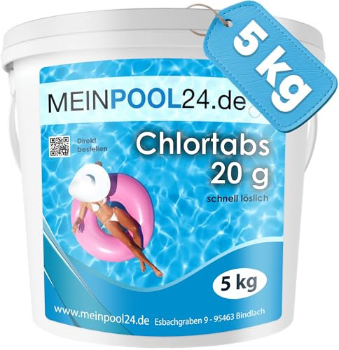 5 kg CHLORTABS CHLOR TABS 20 g CHLORTABLETTEN SCHNELLLÖSLICH POOLCHEMIE INNERHALB VON Deutschland