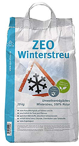 Zeolith Winterstreu Streusalz Granulat Streu Umweltschonend