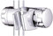 Schläfer | 8126024 - Gleiter Schieber Universal Brausehalter für Wandstange 22 mm, Gleitschieber Brausehalter für Duschstange, Kunststoff Verchromt, Chrom