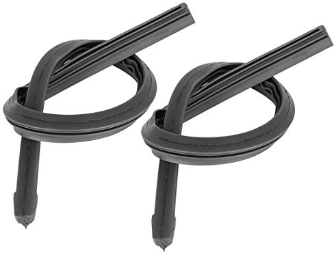 X AUTOHAUX Recharge Lame Essuie-Glace 3 Sections 2Pcs Noir pour Voiture