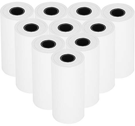 Garosa 10 Pcs Thermal Paper Rolls komplexa termiska papper rullar för barns omedelbara kamera 2.2 tum x 19.7ft for instant print