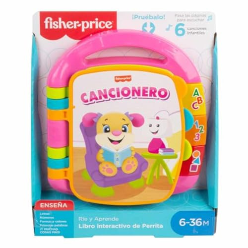 Mattel Fisher Price Libro Aprendizaje Interactivo Rosa DLF23