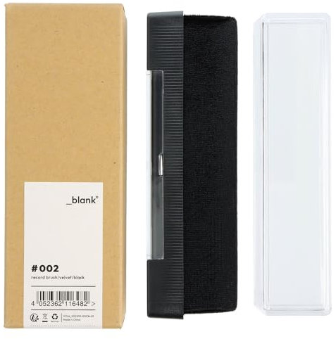 _blank #002 | Spazzola per Dischi in Vinile | Velluto | Antistatico