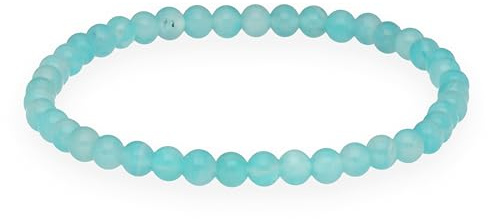 Lebensquelle Plus Mini Kugelarmband | 4mm | Hochwertiges Edelsteinarmband (Amazonit)