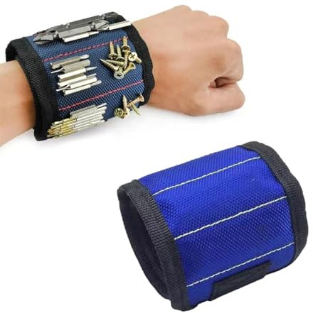 EIHI Fete des Peres Cadeau Papa Cadeau Homme Original Bricolage Outillage Bracelet Magnetique Fête des Pères Cadeau Homme Gadget Insolite Utile Outil Multifonction Cadeau