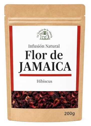 Flor de Jamaica 200 g – Té de Hibisco a Granel – La Tetera de la Abuela