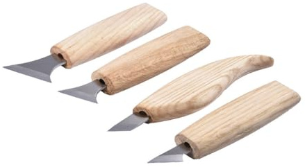 GETAJGHSD Testina da Taglio in Acciaio Cromo-vanadio per Utensili da Intaglio Legno, Scalpello a Mano Impugnatura Comoda e Manico in Legno Duro per Falegnami e Principianti