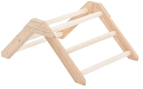 Pollo, trespolo in legno, design antiscivolo con facile montaggio, supporto per allevamento con struttura robusta, forniture per pollame da 50 cm, strumento per arrampicata per galline e