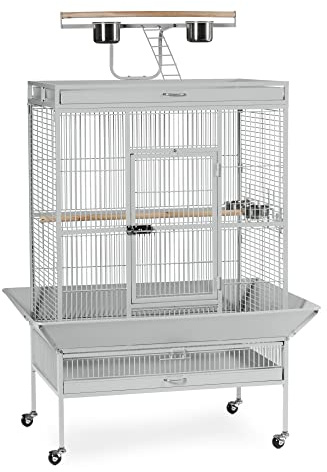 Prevue Pet Products Wrought Iron Select Bird Cage Pewter Hammertone 3154W