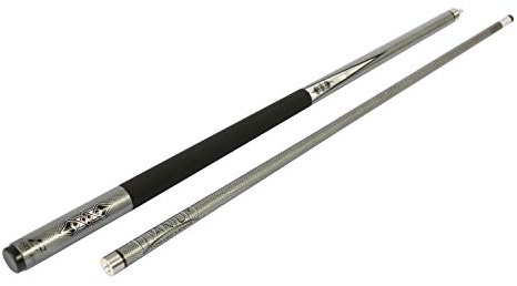 EastPoint 2-Piece Titanium Fiberglass Pool Cue - 58 in, 20.1 Oz - Warp-Resistant Fiberglass Billiard Cue - Comfort-Grip for Pool Sticks for Adults - Easy-Assembly Joint for Beginner Billiard Stick