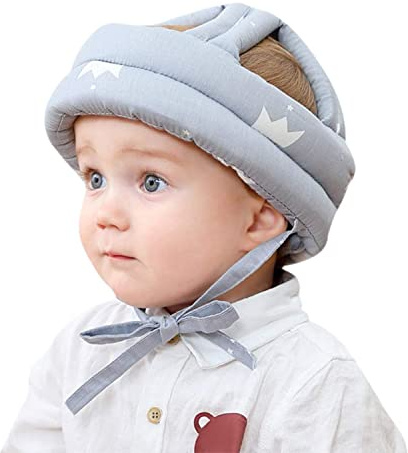 Toddler Helmet for Crawling and Walking Baby Head Foam Protector Bumper Protect Hat Kids Anti Falling Safety Helmet Cap for 5-24 Months