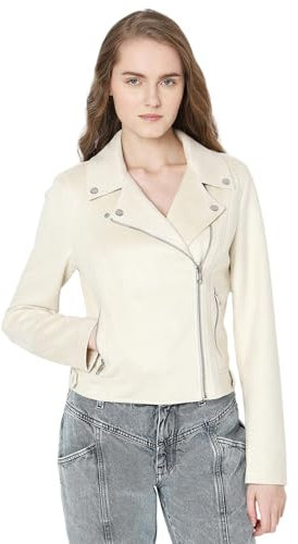 VERO MODA Damen Vmjose Short Faux Suede Jacket Noos Jacke, Birch, L