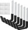 Juformin Heavy Duty Utility Hooks for Garage Storage Utility Hooks Wall Mount,Garage Hooks Heavy Duty,Garage Wall Hooks,Hose Holder,Bike Hooks,Ladder Hooks,Leaf Blower Hanger (6 Medium)