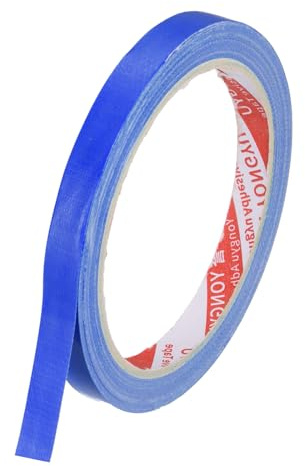 M METERXITY Ping Pong Edge Tape - Fiber Cloth Protective Tape Accessory Apply to Cover Racket Edge (33ft x 0.4, Blue)