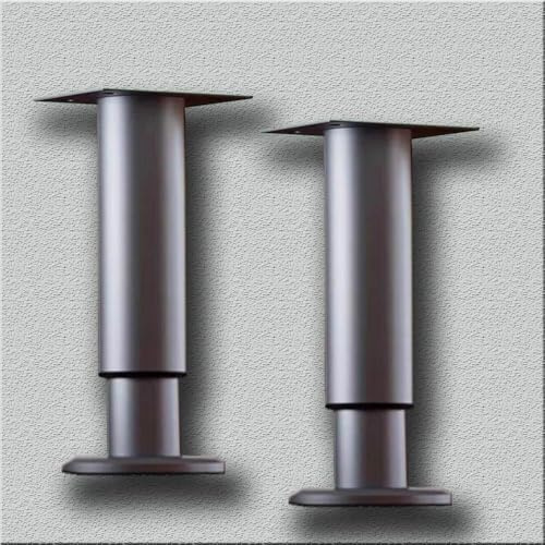 Pieds réglables, 2 pieds de support réglables for meuble de lavabo, meuble de canapé, supports de lavabo sous plan sans perçage,(Gray,H 8 12cm(3.1 4.7))