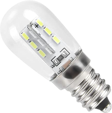 TYCIONG E12 LED Kylskåpslampa Effektiv 1,5W Ersättning för Symaskinslampa Vitt Ljus för Hushåll 10st