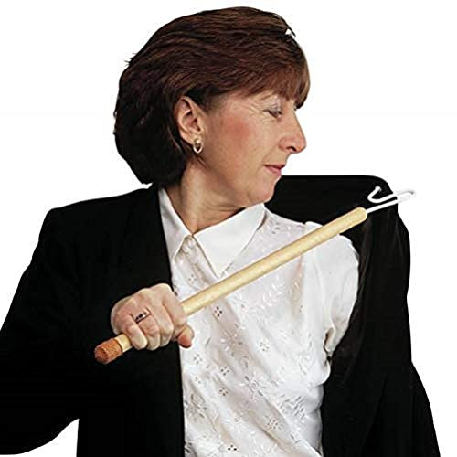 Homecraft Dressing Stick, Coated Hook to Pull on or Push off Clothes Independently, Remove Socks, Daily Living Aid, Difficulty Bending or Limited Reach, 52 cm Long (Eligible for VAT relief in the UK)