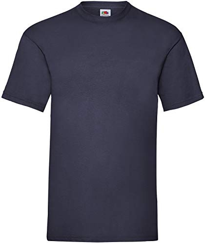Fruit of the Loom Mens Valueweight Short Sleeve T-Shirt (4XL) (Navy)