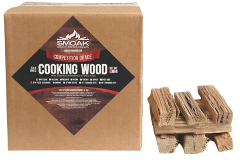 Smoak Firewood Cooking Wood Mini Splits - USDA Certified Kiln Dried (White Oak, 5-6in Tiny Pizza Oven Wood) for Portable Pizza ovens or MESA Solo Stove(729 Cubic Inches)