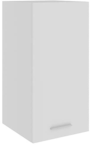 Norheim Meuble Haut de Cuisine, Armoire Suspendue, Placard de Rangement Mural, Casiers de Rangement, Blanc 29,5x31x60 cm, 30 cm