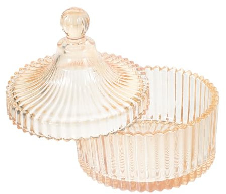 ABOOFAN Tarro Boticario Porta Bolas Algodón Joyero Frasco Dulces Organizador Baño Limpio