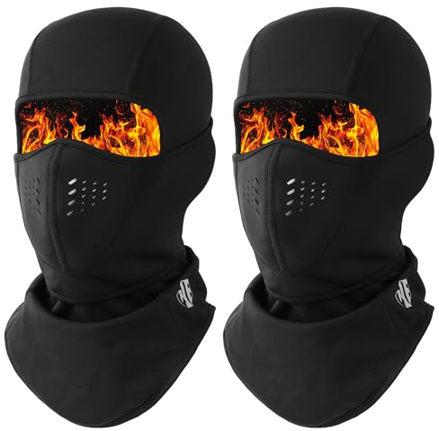 WTACTFUL Balaclava Ski Mask Men Women, Fleece Windproof Winter Motorcycle
