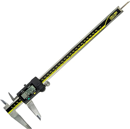 Mitutoyo 500-193-30 Caliper 12 (300mm) – High-Precision AOS Encoder – Stainless Steel Electronic Vernier Caliper with .0005/0.01mm Resolution for Accurate Measurement