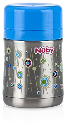 Nuby Stainless Steel Thermos, Blue