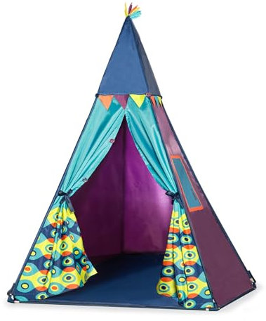 B. Toys – Carpa para Jugar – Tienda Azul para Interiores – Luz incorporada – Tienda para niños – 3 años + – Starry Sky Tent - Azul