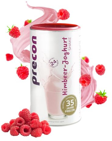 Precon BCM Diät Shake zum Abnehmen – Himbeer Joghurt – 24 Portionen (480 g) – Mahlzeitenersatz für eine gewichtskontrollierende Ernährung