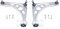Densieg 2x Querlenker Vorderachse – Passend für BMW 3er E46 & Z4 E85/E86 (1998–2009) – Ersatz für 31121094465, 31121094466 – Links & Rechts