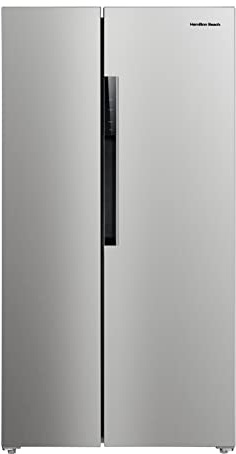 Hamilton Beach HBF1558 15.6 cu ft Counter Depth Full Size Refrigerator, Side Doors, Stainless